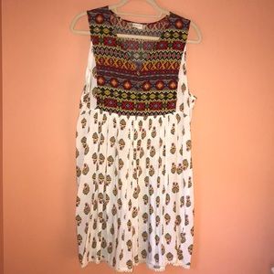 Printed Shift Dress